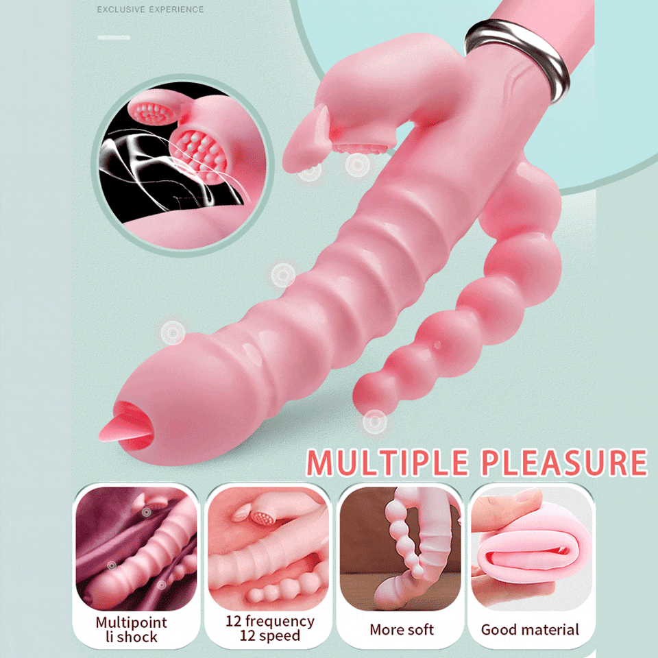 3 In 1 Relieve Stress Vibrator Anal Clit Vibrator😍💥🔥