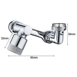 Multifunctional rotating extension faucet