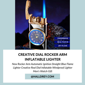 Creative Dial Rocker Arm Inflatable Lighter