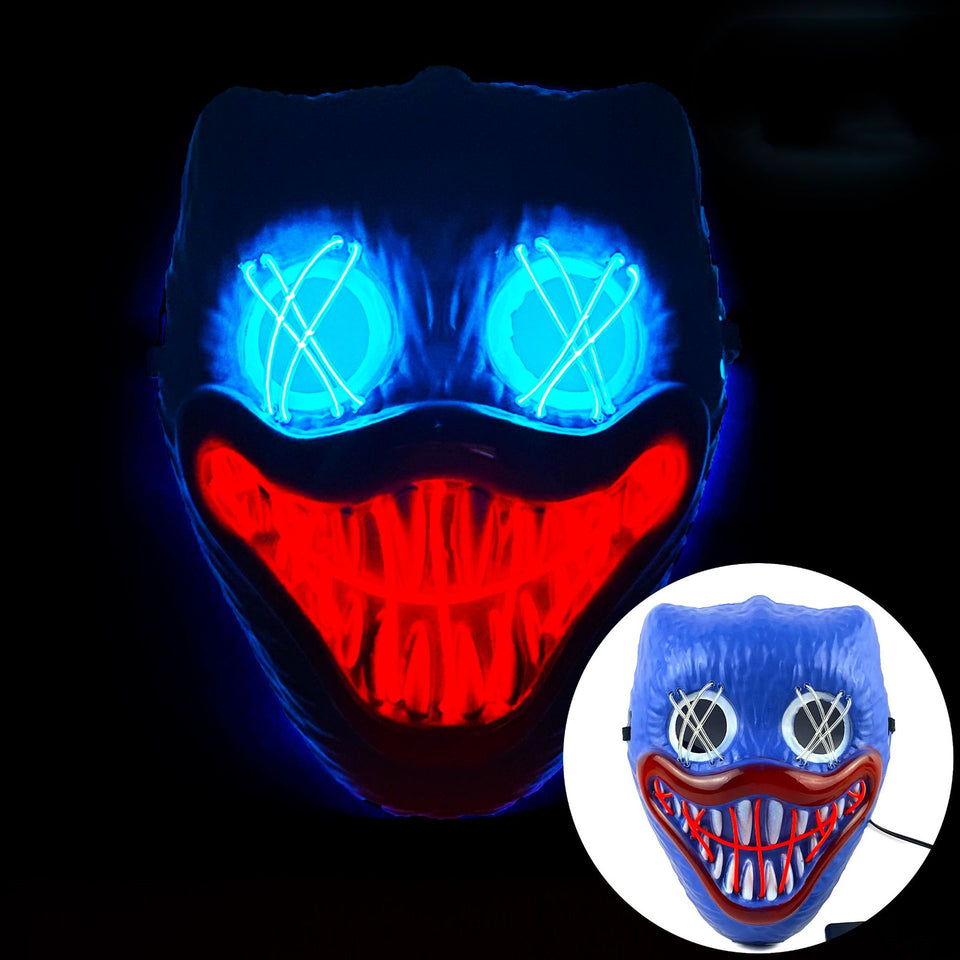 Glowing Poppy Masks Funny Kids Punk Halloween