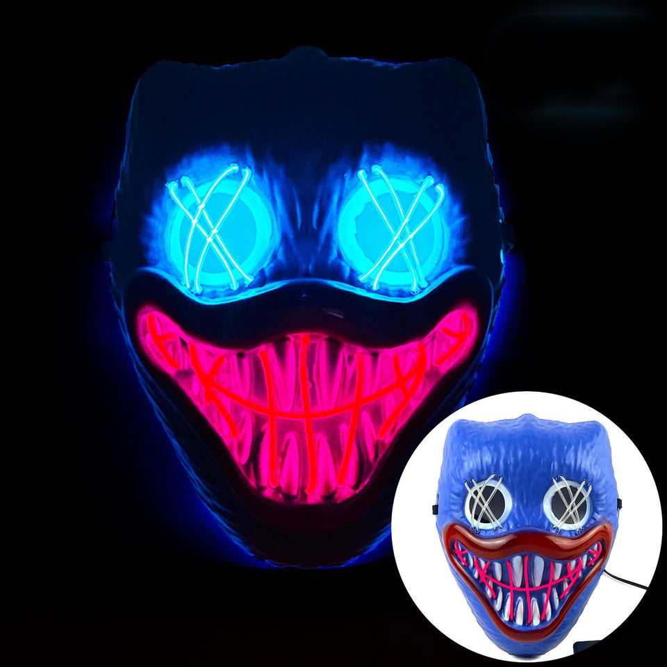 Glowing Poppy Masks Funny Kids Punk Halloween