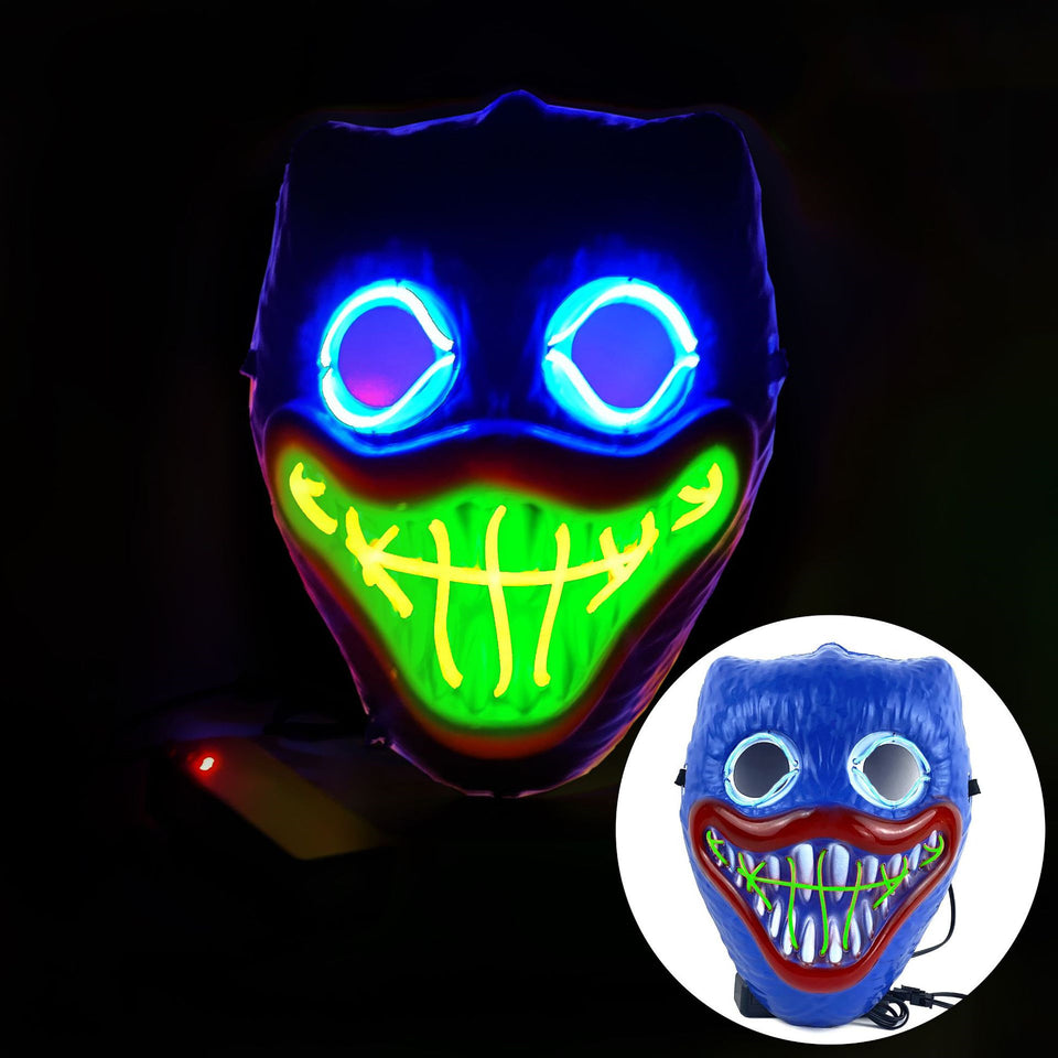 Glowing Poppy Masks Funny Kids Punk Halloween