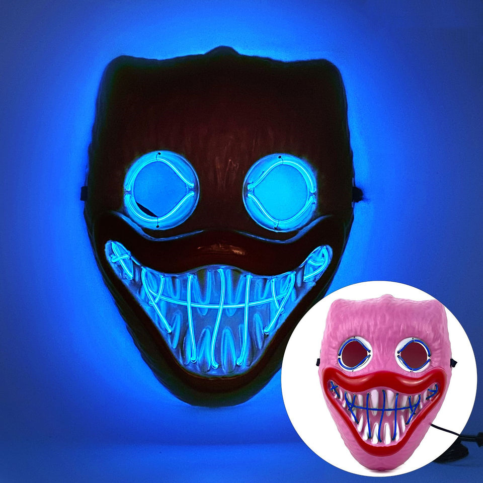 Glowing Poppy Masks Funny Kids Punk Halloween