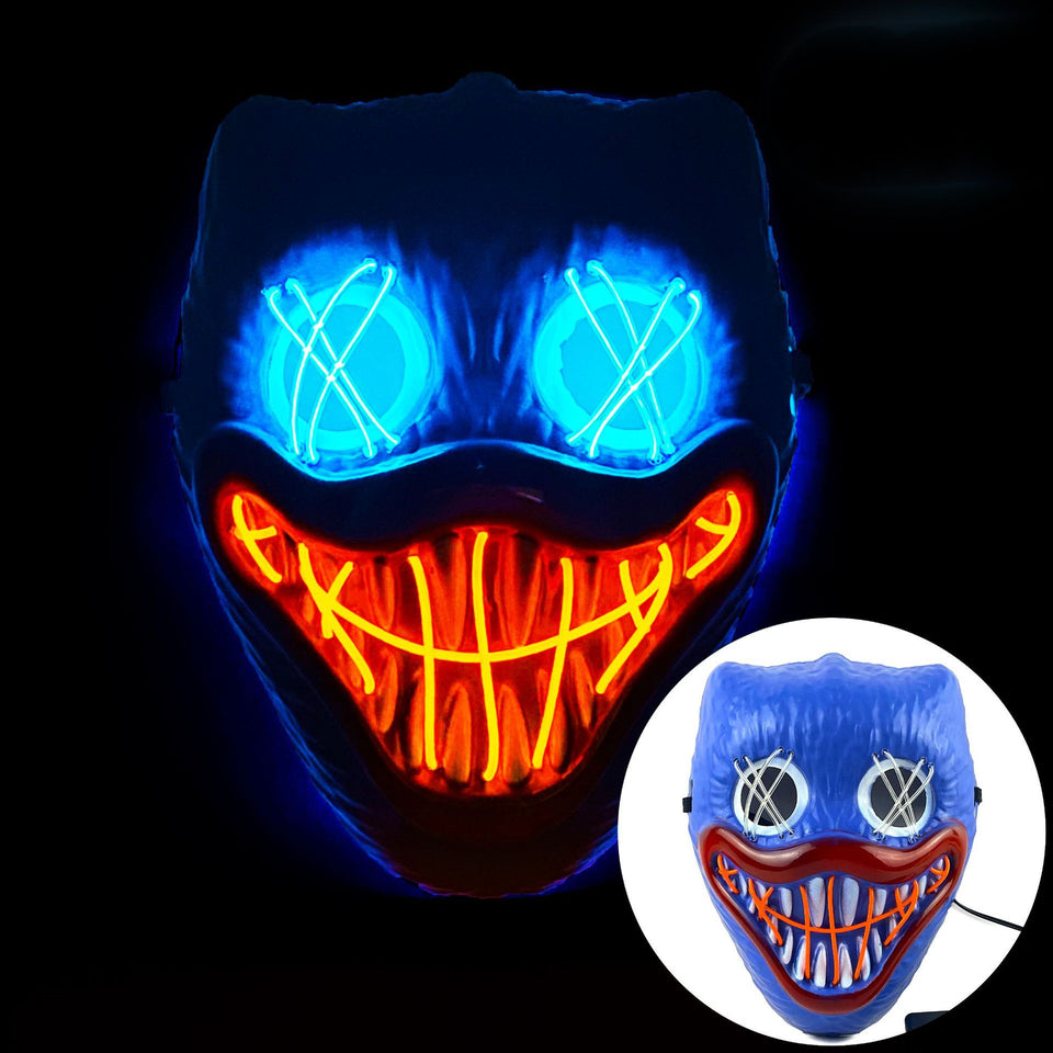 Glowing Poppy Masks Funny Kids Punk Halloween