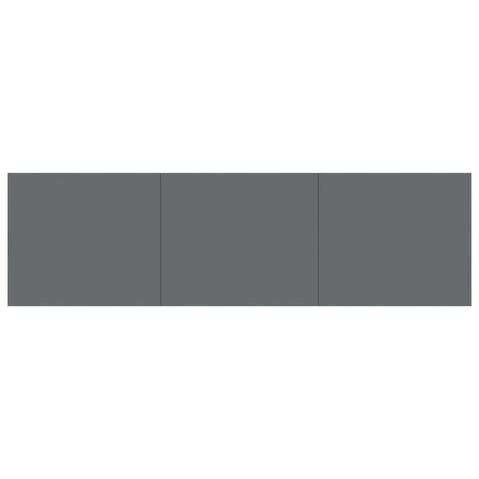 TV Cabinet High Gloss Gray 55.1"x15.7"x14" Chipboard