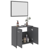 Bathroom Furniture Set 3 Pieces Chipboard Storage Cabinet Multi Colors