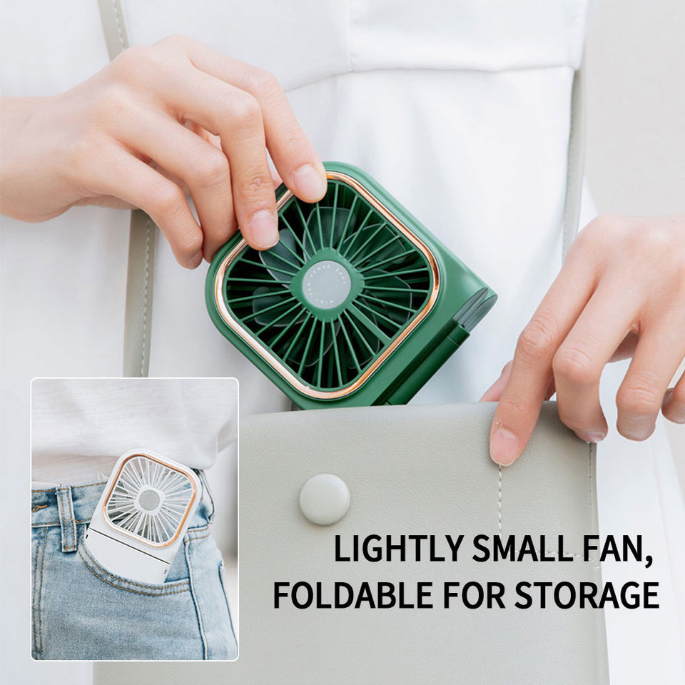 Mini Foldable hanging neck Cooling fan