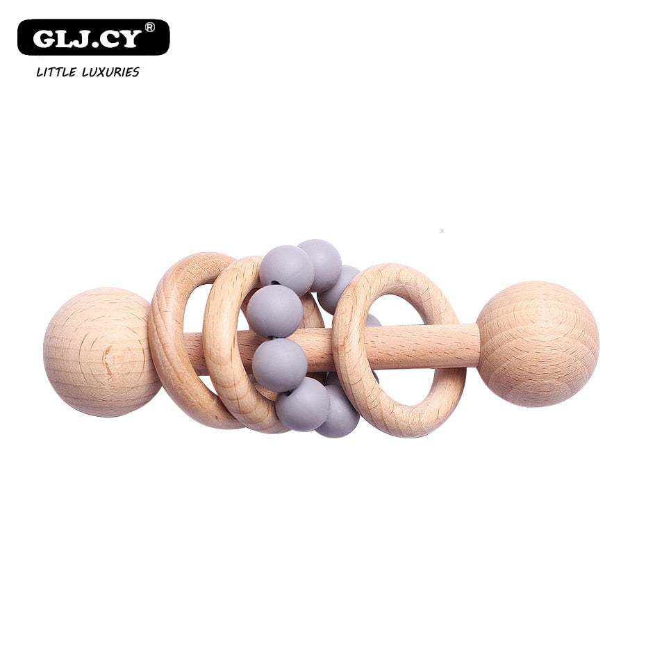 Personalized Wooden Rattle