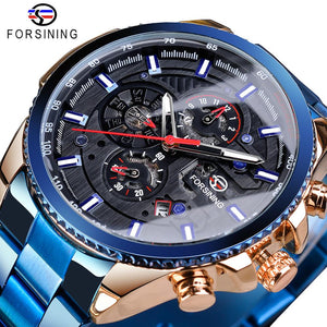 FORSINING Men Fashion Watch - Hall Drey 