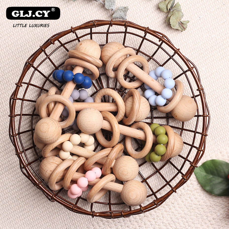 Personalized Wooden Rattle