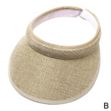 Women's Visor Hallow Top Outdoor Hat