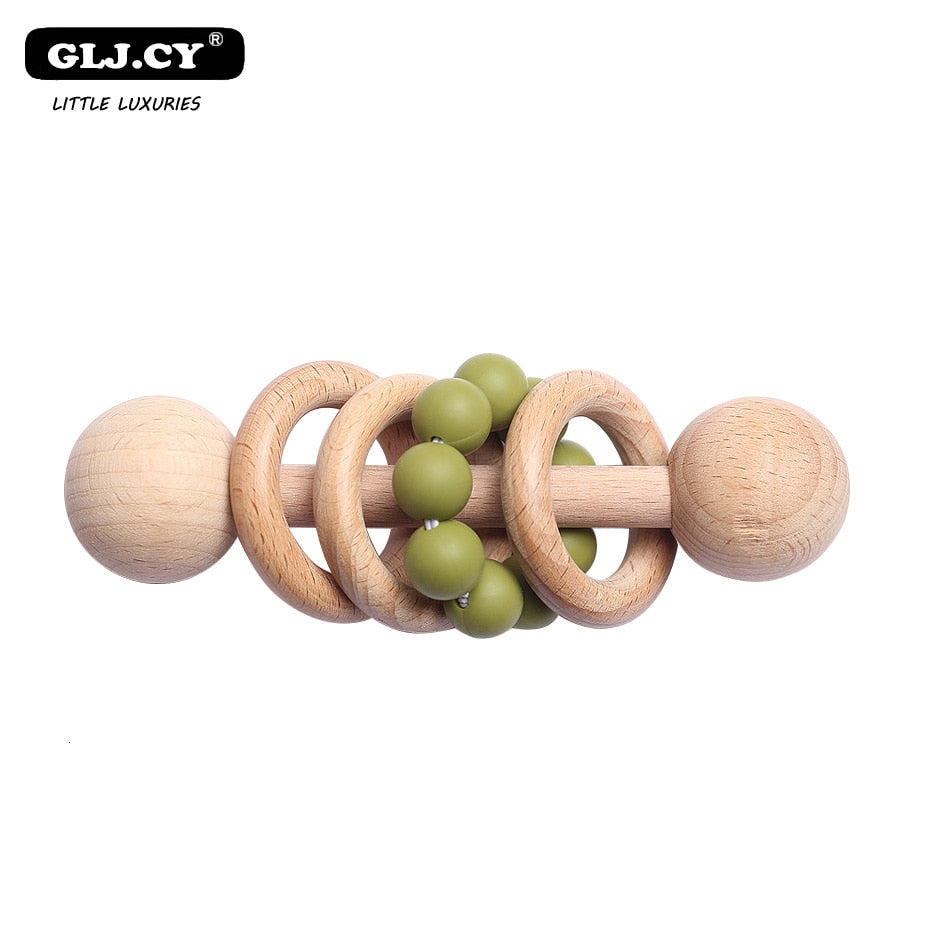 Personalized Wooden Rattle