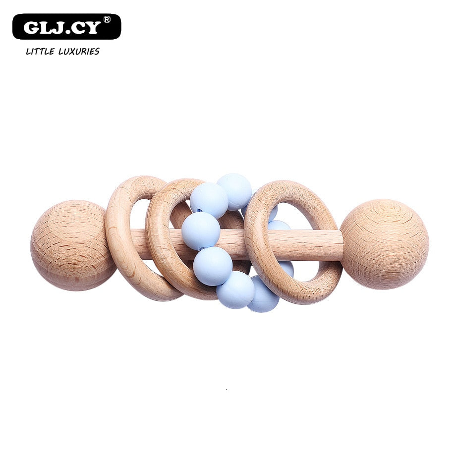 Personalized Wooden Rattle