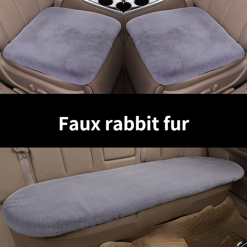 Plush Car Seat Cushion
