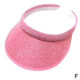 Women's Visor Hallow Top Outdoor Hat