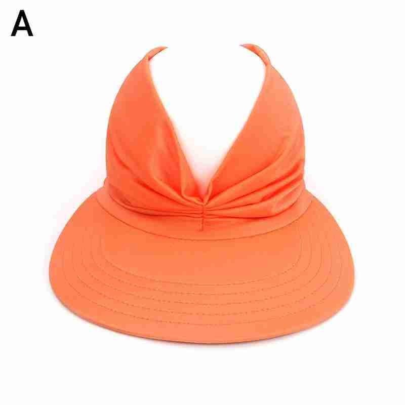 Women's Visor Hallow Top Outdoor Hat