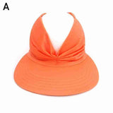 Women's Visor Hallow Top Outdoor Hat