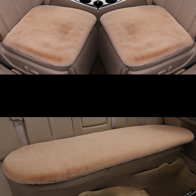 Plush Car Seat Cushion