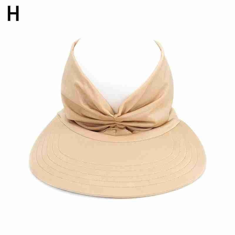 Women's Visor Hallow Top Outdoor Hat