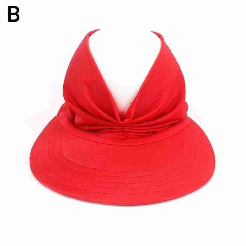 Women's Visor Hallow Top Outdoor Hat