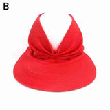 Women's Visor Hallow Top Outdoor Hat