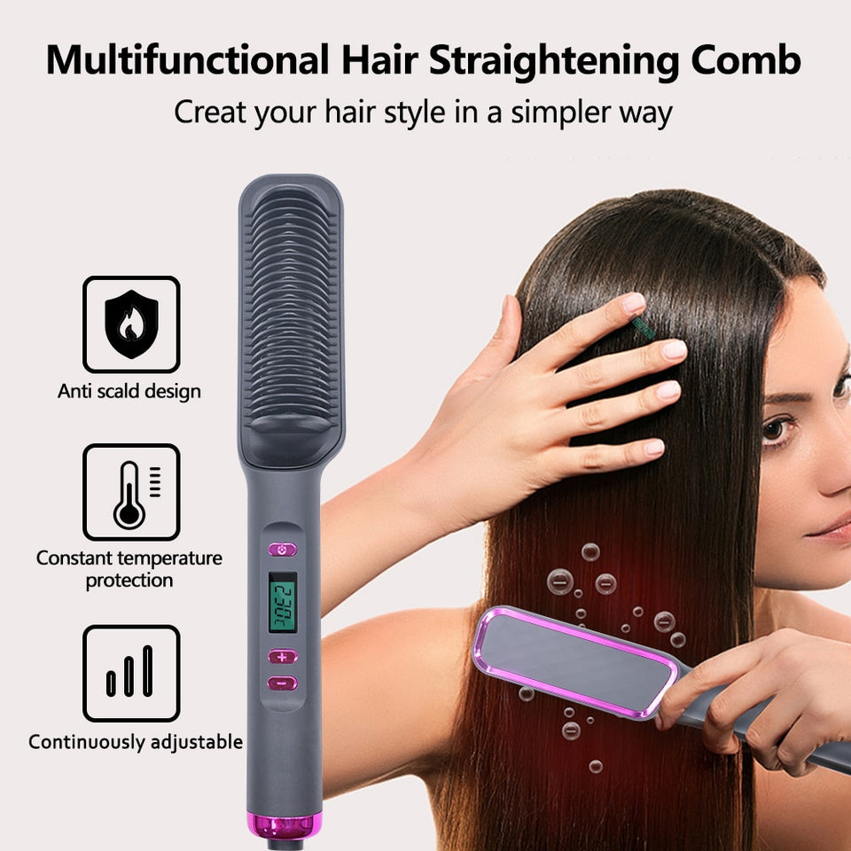 1 -hair anti frizz brush