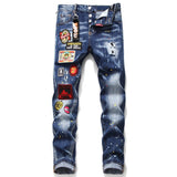 London Elastische Jeans Herren