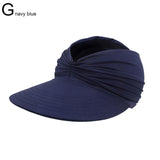 Women's Visor Hallow Top Outdoor Hat