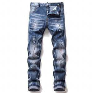 London Elastische Jeans Herren