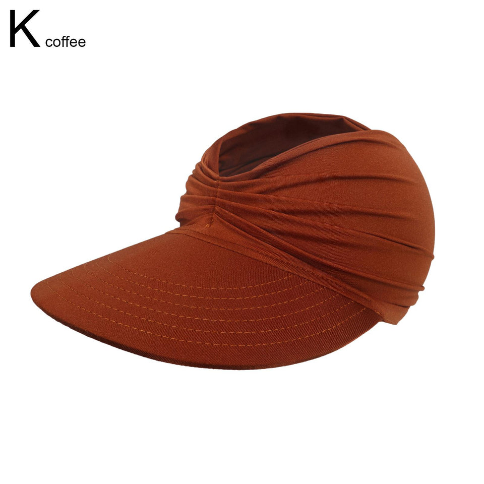 Women's Visor Hallow Top Outdoor Hat