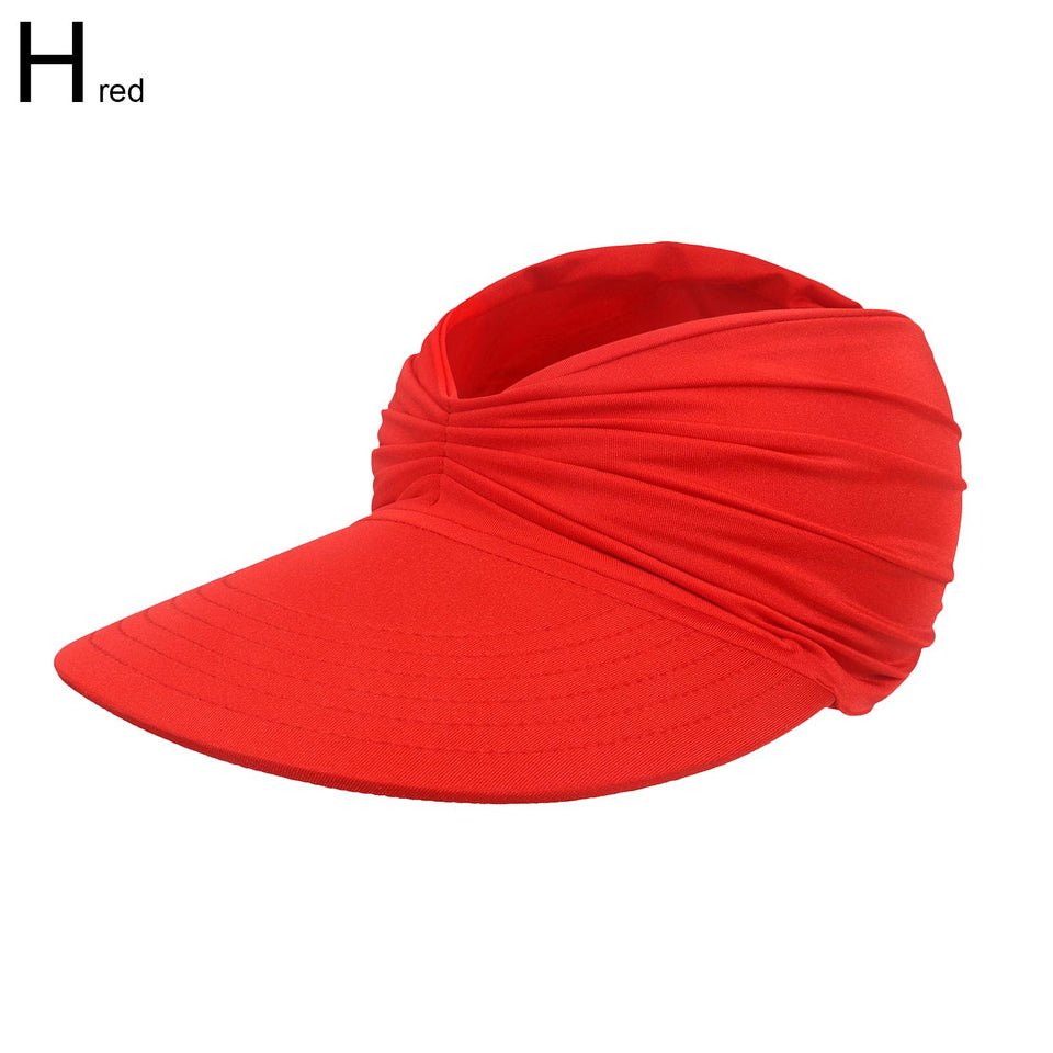 Women's Visor Hallow Top Outdoor Hat