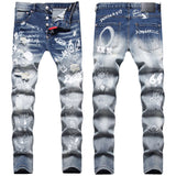 London Elastische Jeans Herren