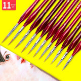 Miniature Detail Paint Brush Set