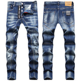 London Elastische Jeans Herren