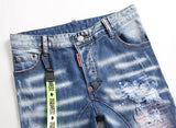 London Elastische Jeans Herren