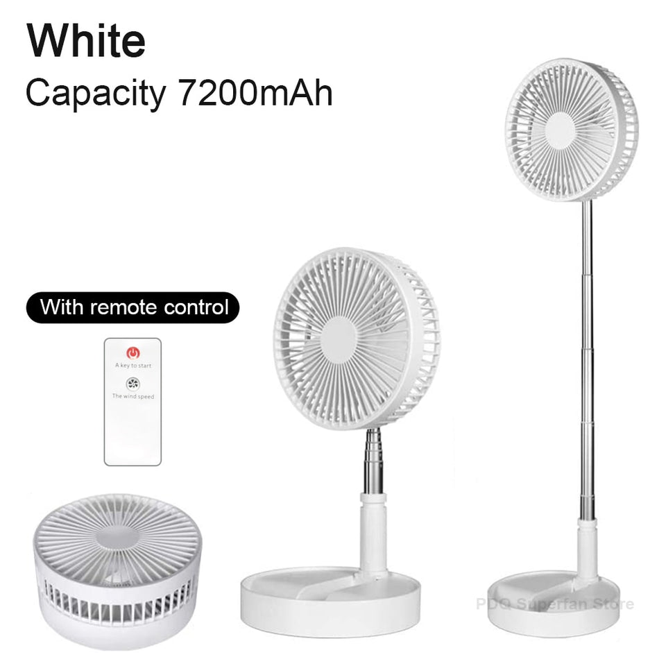 Folding Portable Retractable Floor Fan