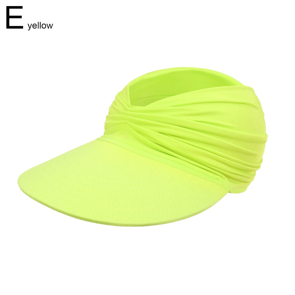 Women's Visor Hallow Top Outdoor Hat