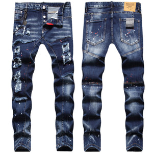 London Elastische Jeans Herren