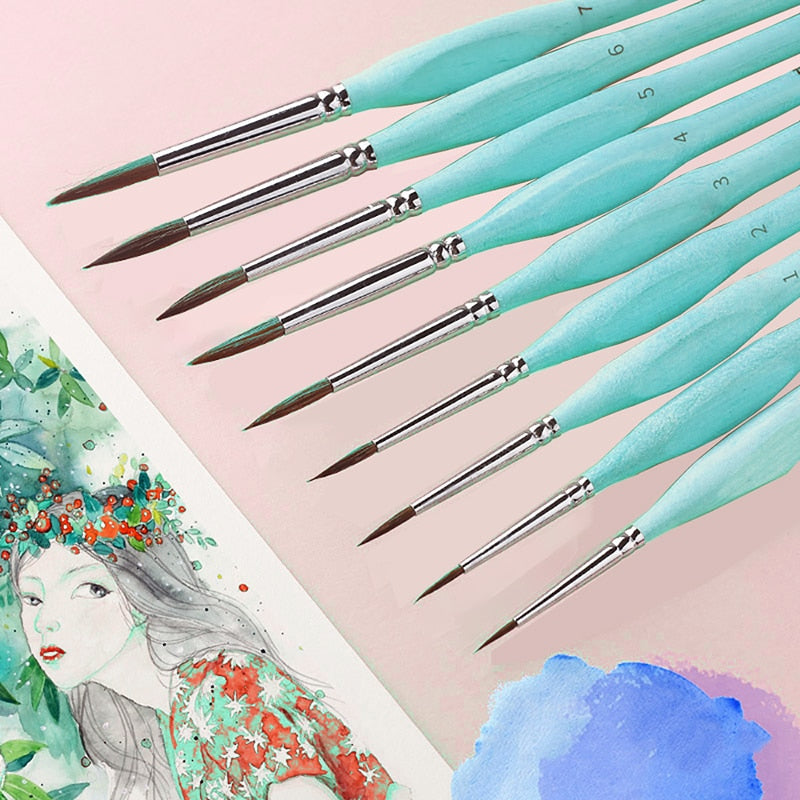 Miniature Detail Paint Brush Set