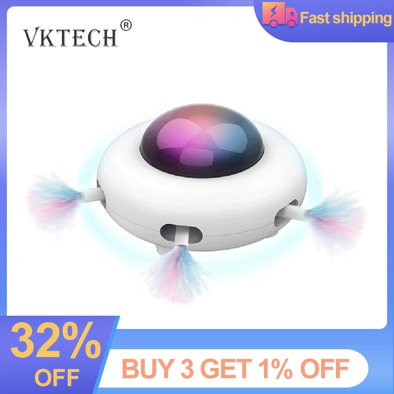 The Hide'n'Seek-UFO Cat Toy