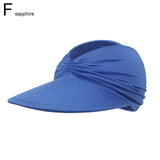 Women's Visor Hallow Top Outdoor Hat