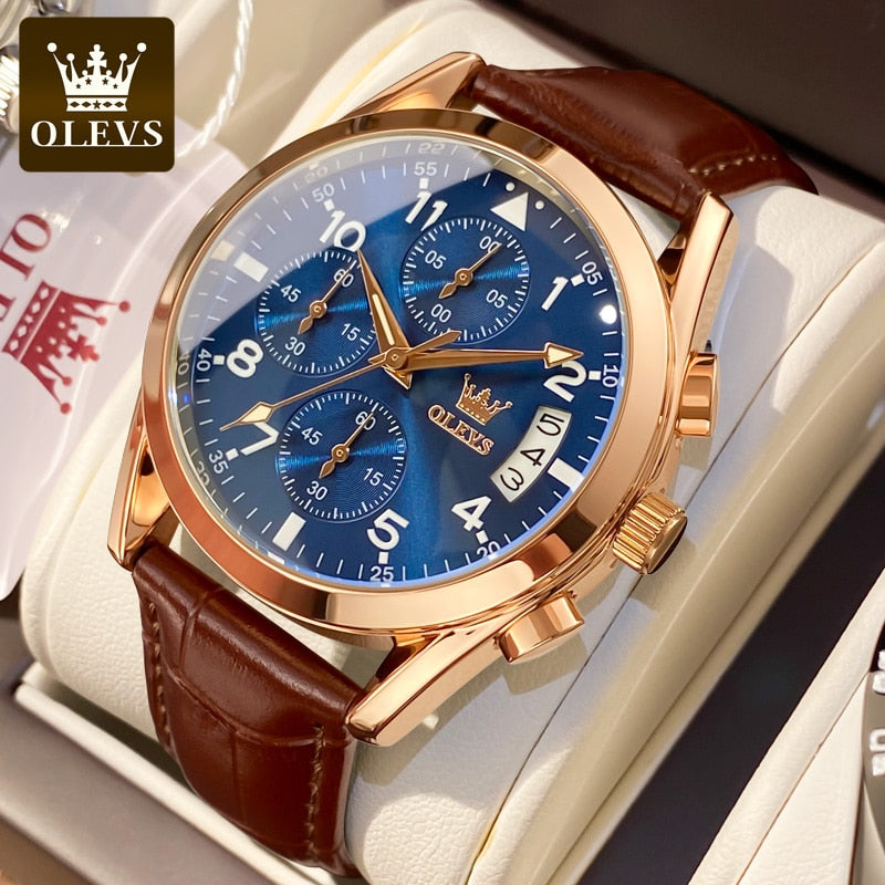 OLEVS Luxury Watch Men - Hall Drey 