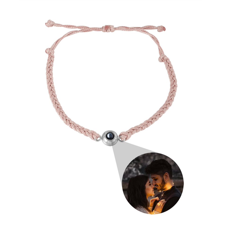 Personalized Circle Photo Bracelet