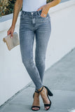 Jeans skinny alla caviglia con tasche