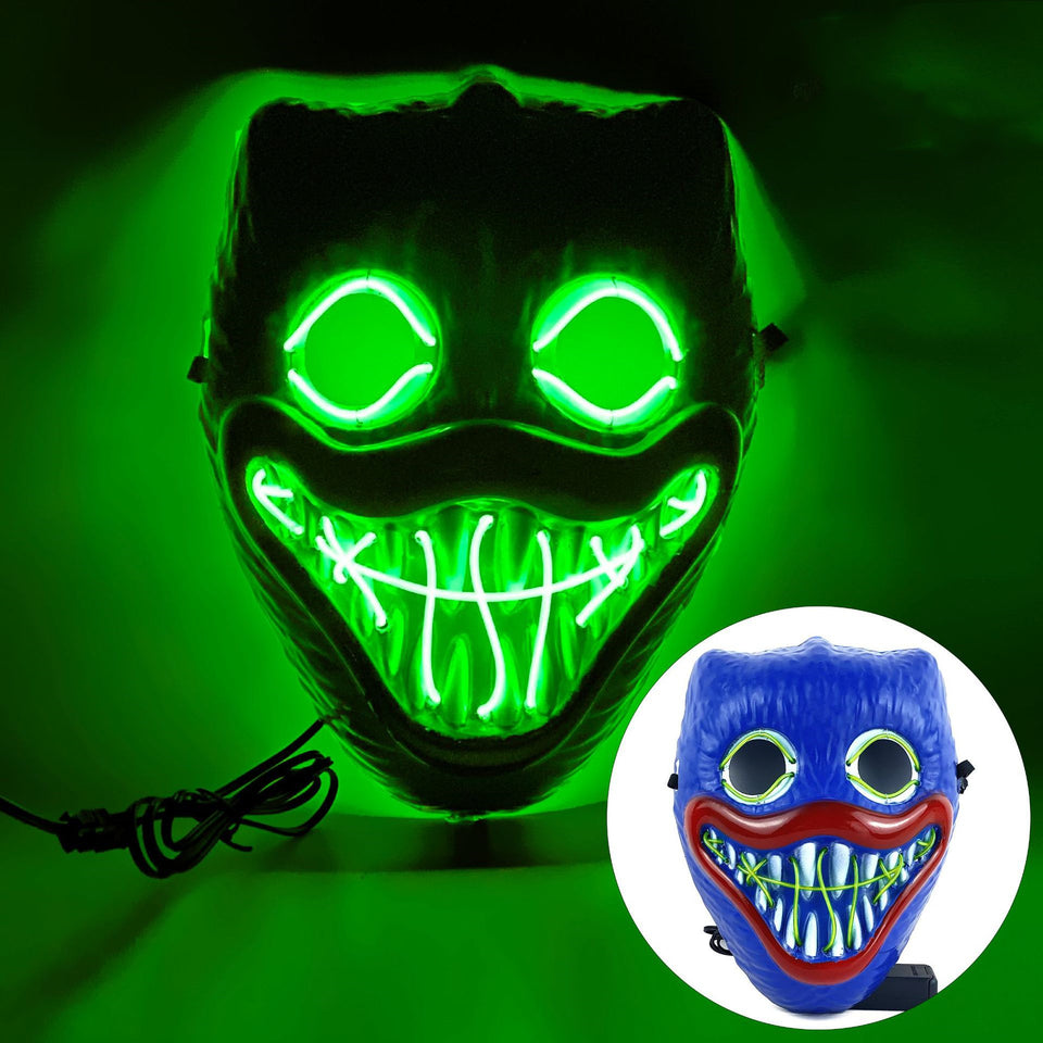 Glowing Poppy Masks Funny Kids Punk Halloween