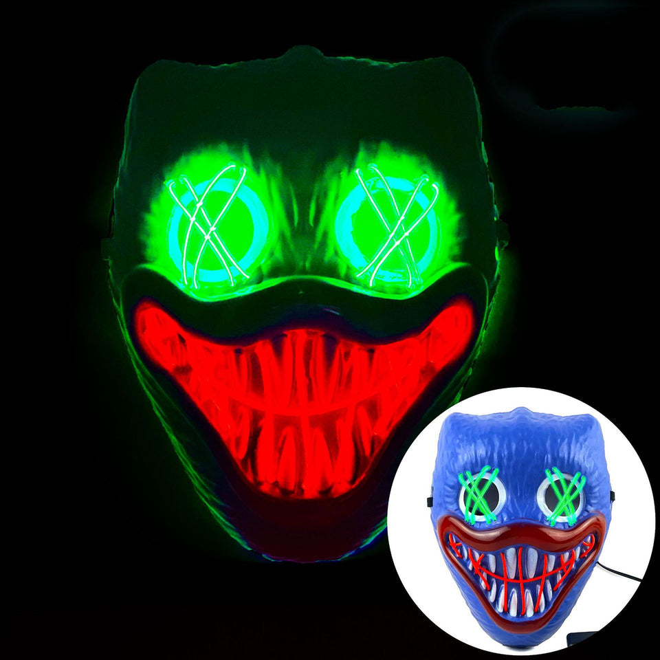 Glowing Poppy Masks Funny Kids Punk Halloween